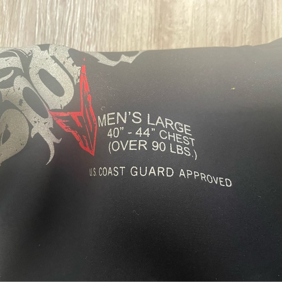 HO Sports Men’s Large Red Black Ski Vest - Picture 5 of 5